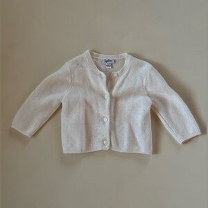 Fagottino Baby Cardigan | 1–3 Months | Cream Knit